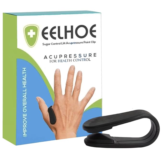 Sugar Control LI4 Acupressure Clip – Natural Diabetes Support & Stress Relief Therapy
